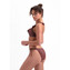 Beachlife Raisin Glitter Plunge Bikinitop