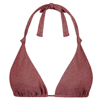 Raisin Glitter Triangle Bikinitop