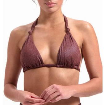 Raisin Glitter Triangle Bikinitop