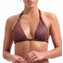 Beachlife Raisin Glitter Triangle Bikinitop