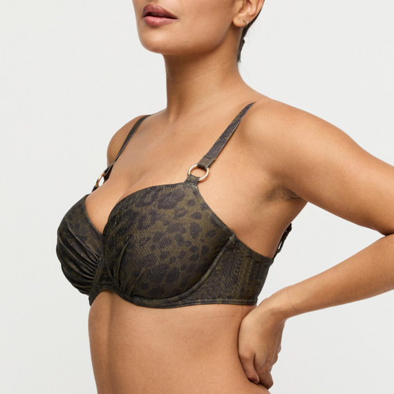 Primadonna Swim Ratjada Voorgevormde Balconette Bikinitop Jungle Jaguar