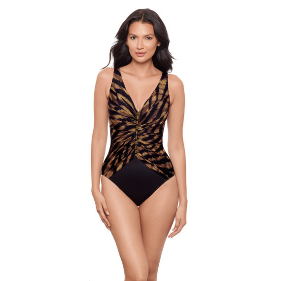 Miraclesuit Raya De Safari Charmer Badpak Black Brown