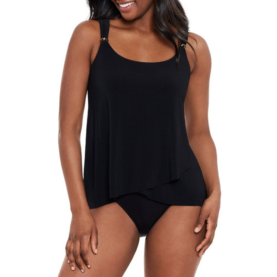 Miraclesuit Razzle Dazzle Dazzle Tankinitop Black
