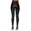 Ready-to-Wow Faux Leather Corrigerende Legging Black