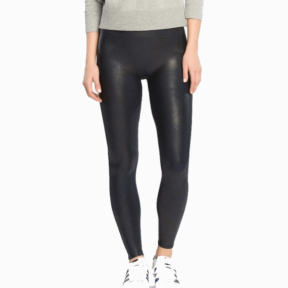 Spanx Ready-to-Wow Faux Leather Corrigerende Legging Night Navy