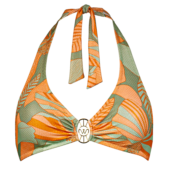 Watercult Retro Tributes Bikini Oberteil Mint Apricot