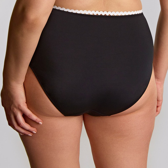 Panache Swim Ric Rac Hoog Bikinibroekje Black