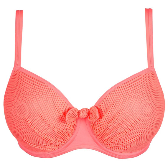 Primadonna Swim Rivas Voorgevormde Balconette Bikinitop Neon Fiesta