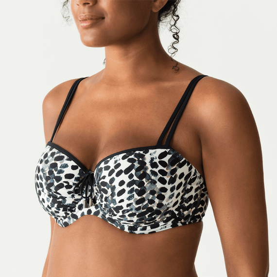 PrimaDonna Swim Road Trip Voorgevormde Balconette Bikinitop Blue Print