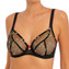 Freya Rose Blossom Plunge BH Black
