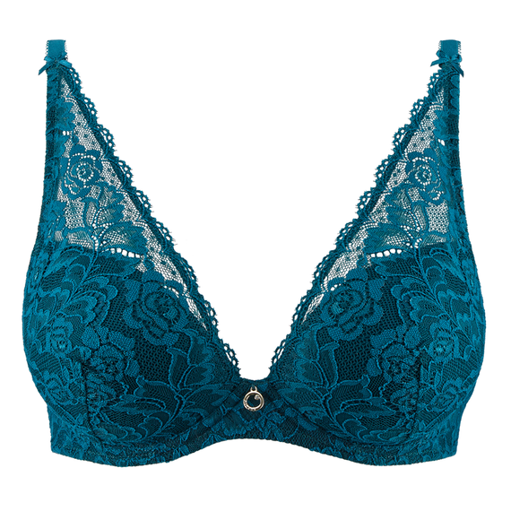 Aubade Rosessence Voorgevormde Plunge BH Deep Green