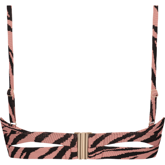 Rose Zebra Beugel Bikinitop