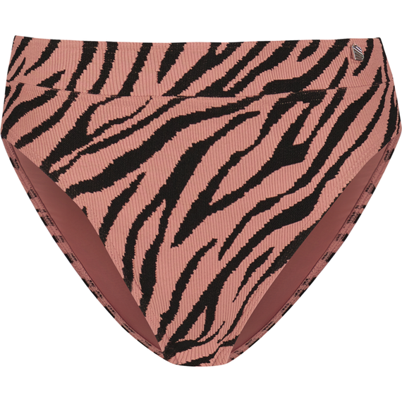 Rose Zebra High Waist Bikinibroekje