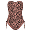 Rose Zebra Strapless Badpak