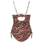 Rose Zebra Strapless Badpak