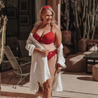 Rouge Voorgevormde Balconette Bikinitop