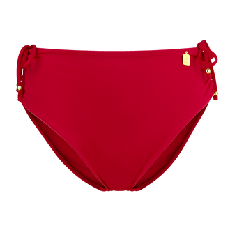 Rouge Hohe Bikini Hose mit Seitlichen Bändern