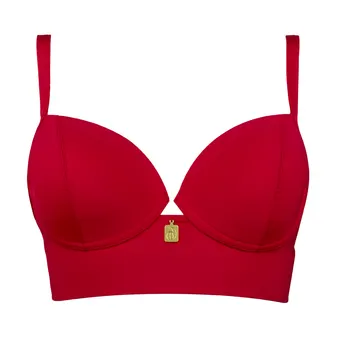 Rouge Longline Bikini Oberteil