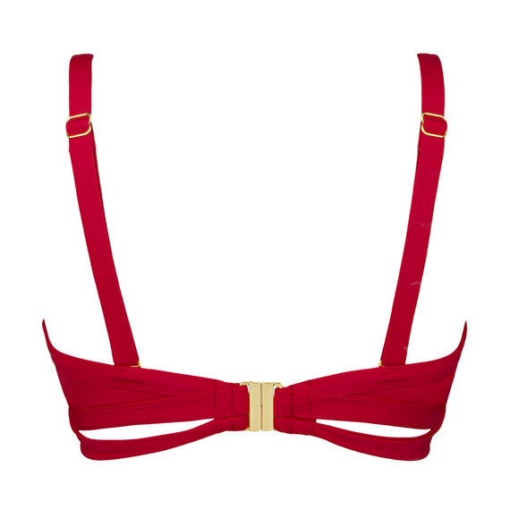 Annadiva Swim Rouge Twist Bikinitop Strawberry
