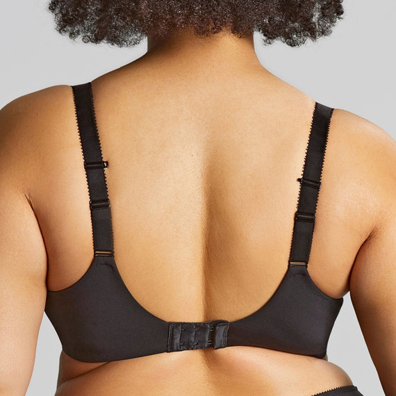 Sculptresse Roxie Plunge BH Black