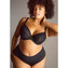 Sculptresse Roxie Plunge BH Black