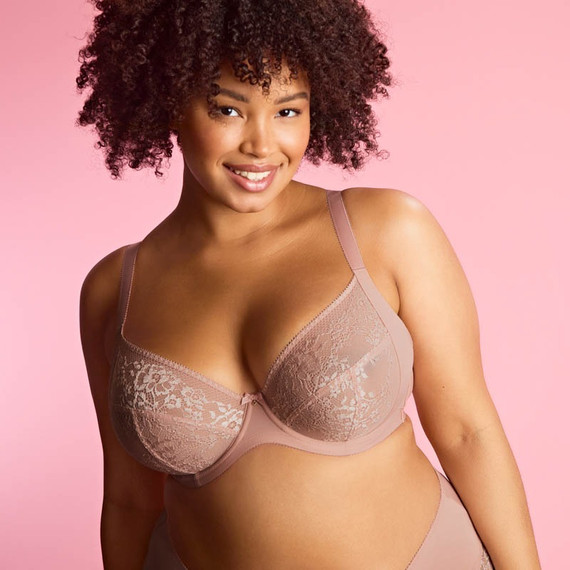 Sculptresse Roxie Plunge BH Misty Rose