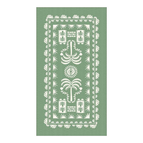 Watercult Rustic Med Pareo Sage Cream