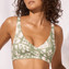 Watercult Rustic Med Twist Bikinitop Sage Cream