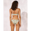 Watercult Rustic Med Twist Bikinitop Sage Cream