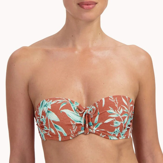 Rusty Rose Bandeau Bikini Oberteil
