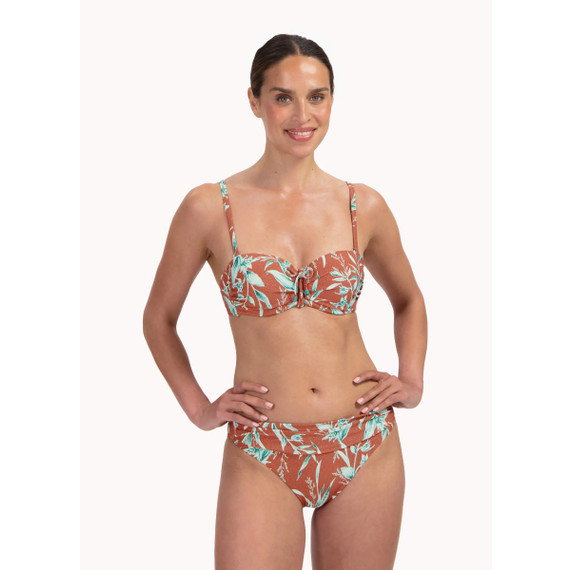 Cyell Rusty Rose Bandeau Bikini Oberteil