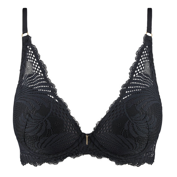 Aubade Rythm Of Desire Plunge BH Black