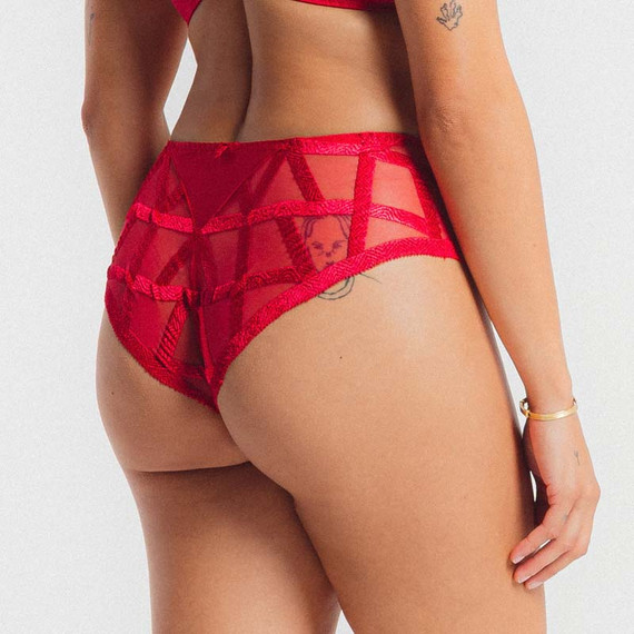 Louisa Bracq Série Short Rouge A Levret