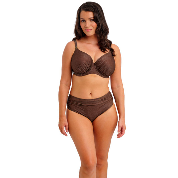 Fantasie Swim Sabana Hoog Bikinibroekje Chestnut Sparkle