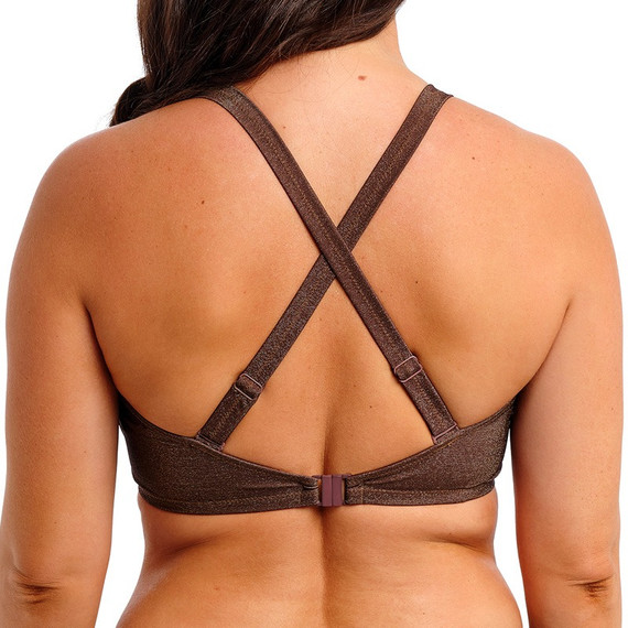 Fantasie Swim Sabana Plunge Bikinitop Chestnut Sparkle