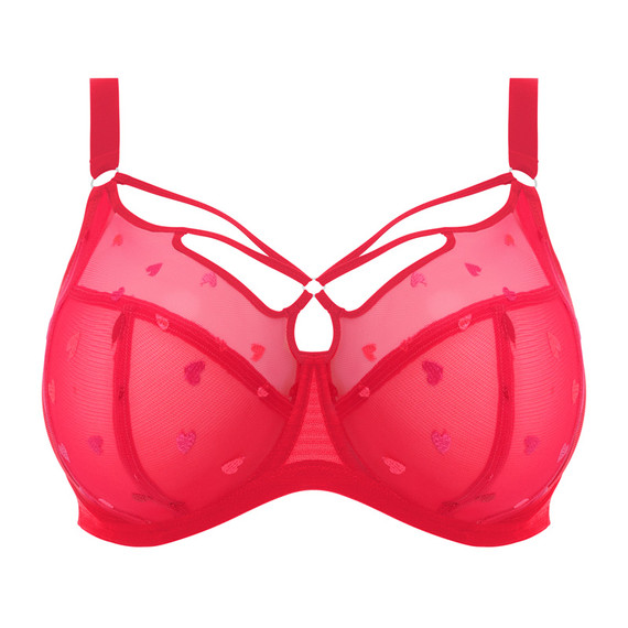 Elomi Sachi Plunge BH Red Confetti