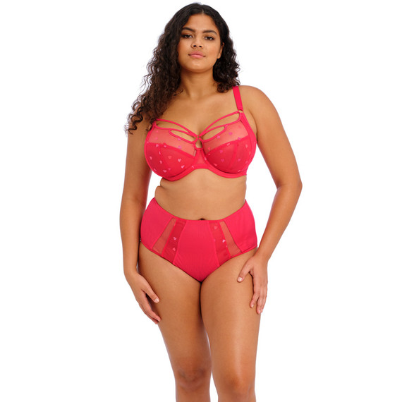 Elomi Sachi Plunge BH Red Confetti