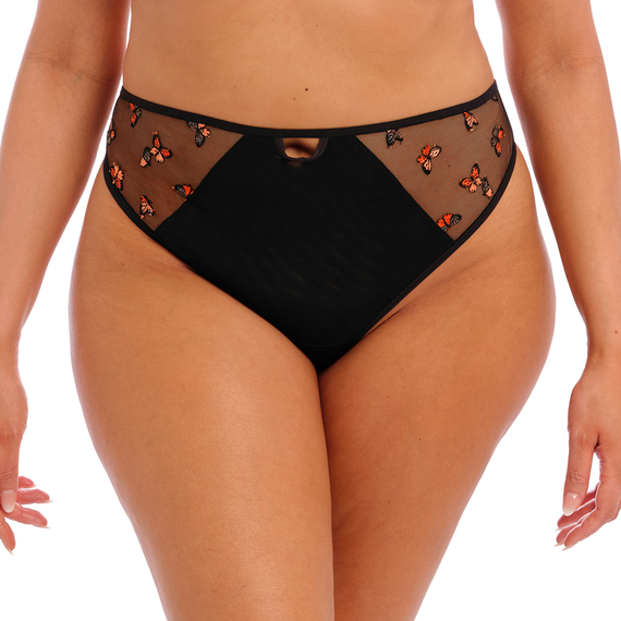 Elomi Sachi String Black Butterfly