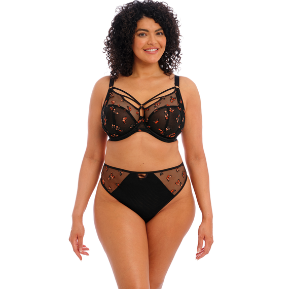 Elomi Sachi String Black Butterfly