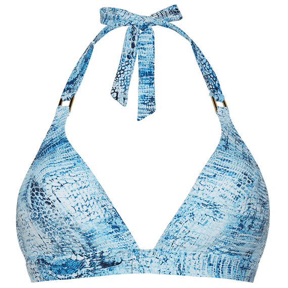 Sahara Blue Triangle Bikinitop