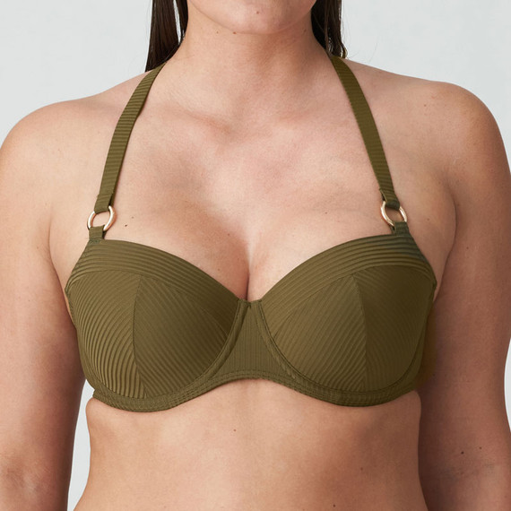 PrimaDonna Swim Sahara Voorgevormde Balconette Bikinitop Olive