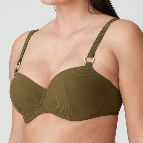 PrimaDonna Swim Sahara Voorgevormde Balconette Bikinitop Olive
