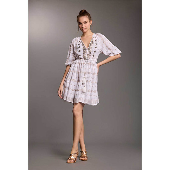 Iconique Sally Strandkleid White