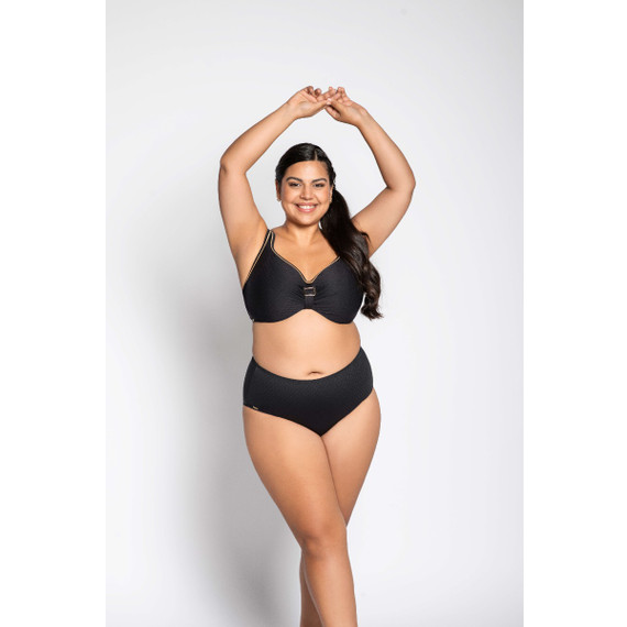 Ulla Swim Sansibar Hoog Bikinibroekje Black