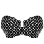 Fantasie Swim Santa Monica Bandeau Bikinitop Black & White