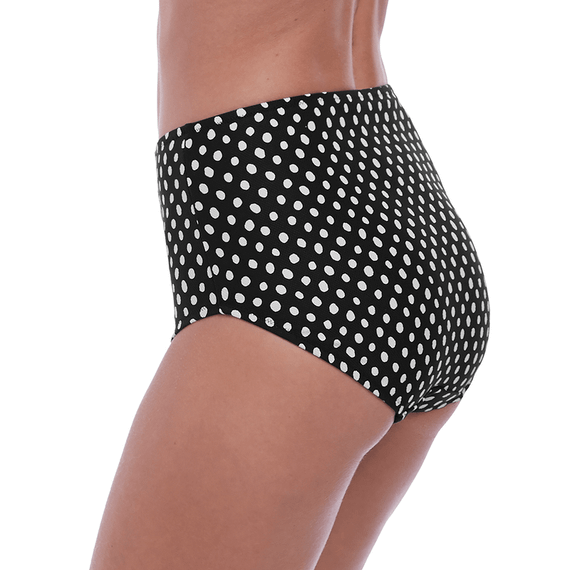 Fantasie Swim Santa Monica Hoog Bikinibroekje Black & White