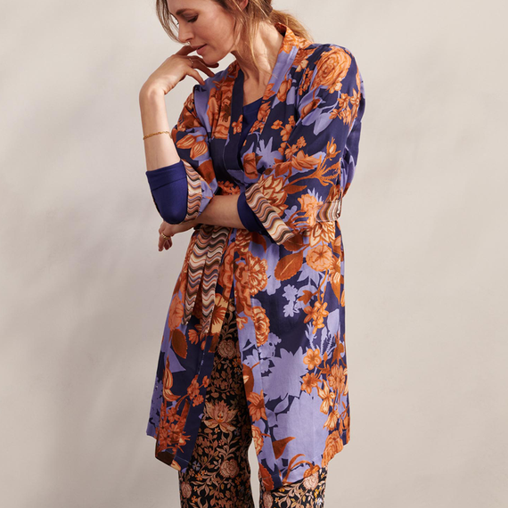 Essenza Sarai Flore Kimono Boyish Blue