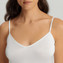Hanro Satin Deluxe Onderjurk Off White 