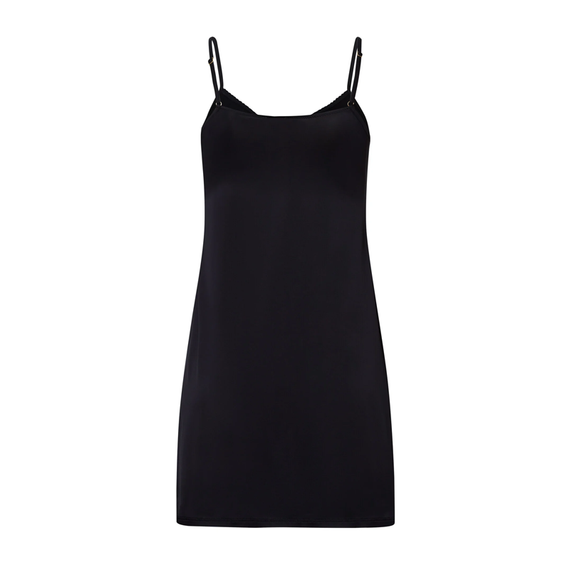 Hanro Satin Deluxe Unterkleid Black