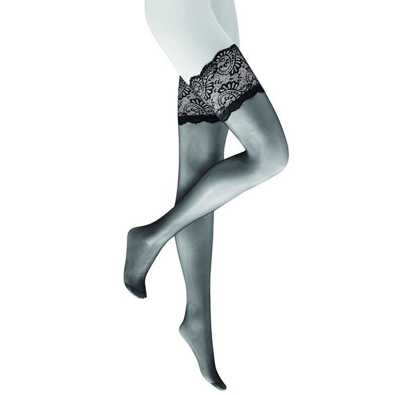 Satin Look Stay-up Kousen 20 Denier